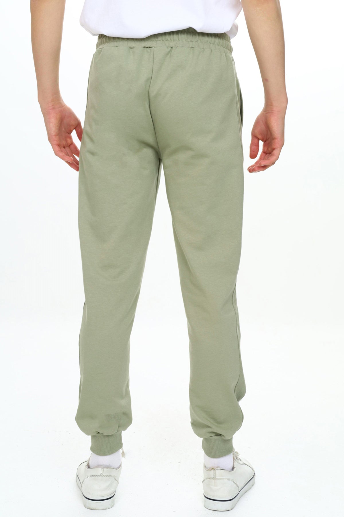 Erkek Çocuk Nakışlı Eşofman Altı Yeşil