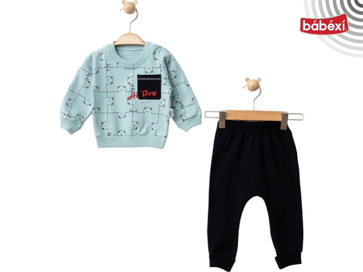 babexi Hİ BOY CEPLİ AYİLİ 2 Lİ TAKİM 9 Ay,12 Ay,18 Ay Erkek