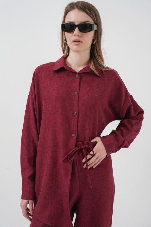 Keten İkili Takım - Bordo 6622