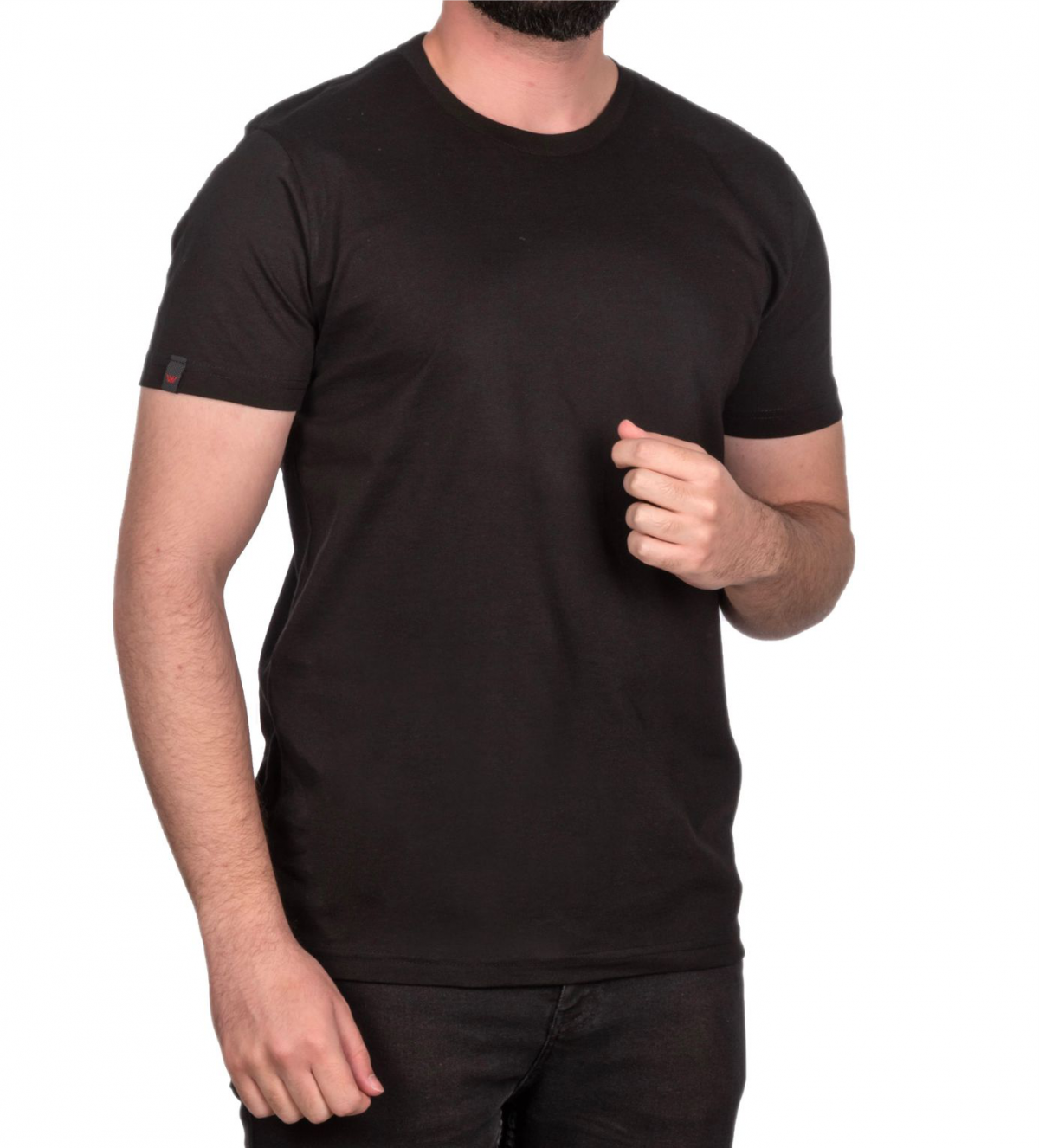 Сифир Яка Тишёрт Сиёҳ (Sıfır Yaka T-shirt Siyah)