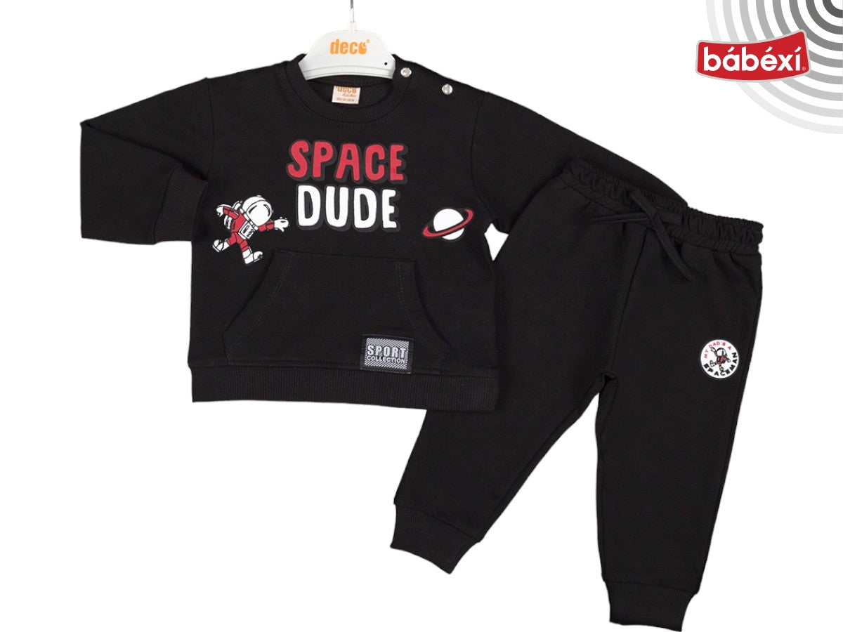 babexi Space Dude Baskılı Erkek Takım 9 Ay,12 Ay,18 Ay,2Y Erkek