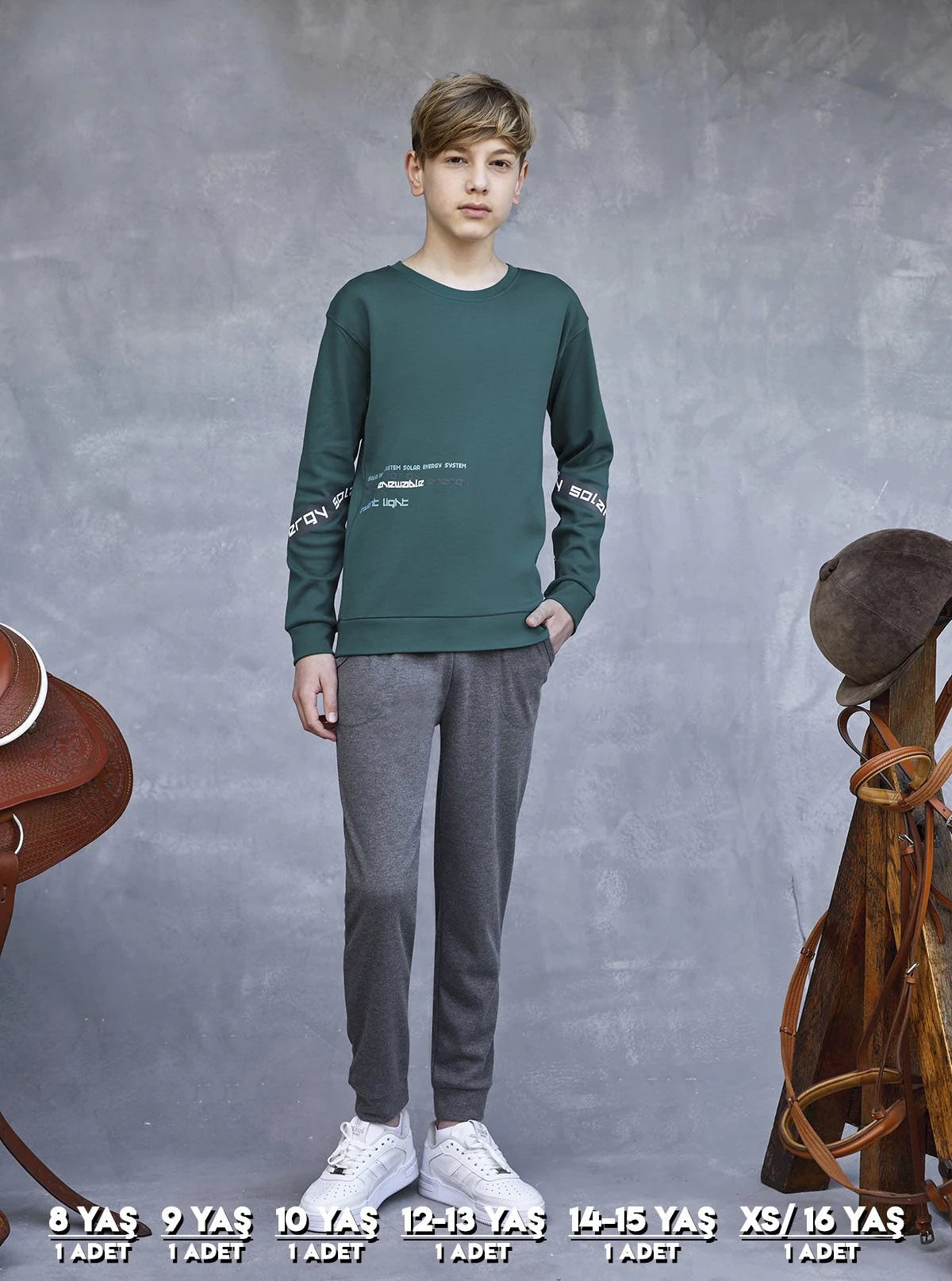 Elsima 3173 Erkek Çocuk Uzun Kollu Pijama Takımı