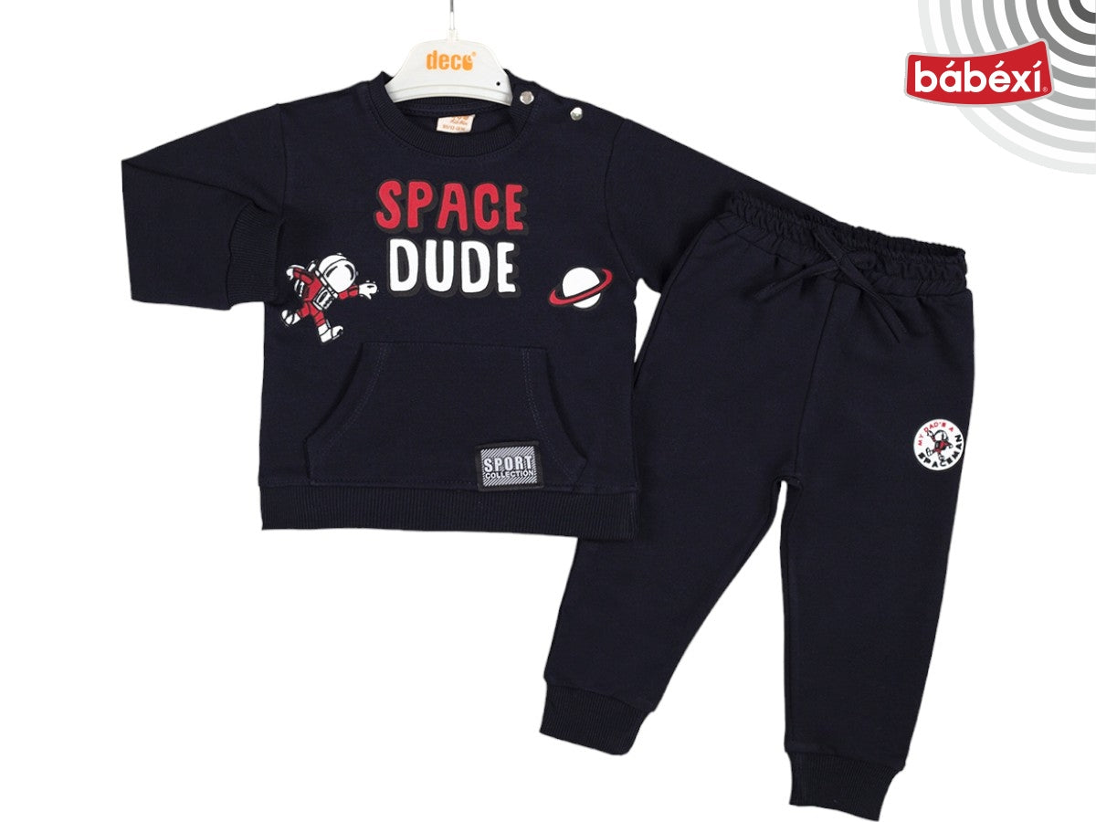babexi Space Dude Baskılı Erkek Takım 9 Ay,12 Ay,18 Ay,2Y Erkek