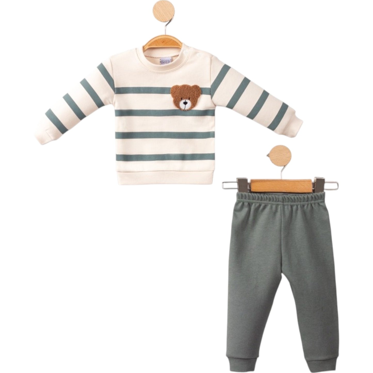 babexi ASKI ÇİZGİLİ SÜZÜNE BEAR TAKIM 6 Ay,9 Ay,12 Ay Erkek