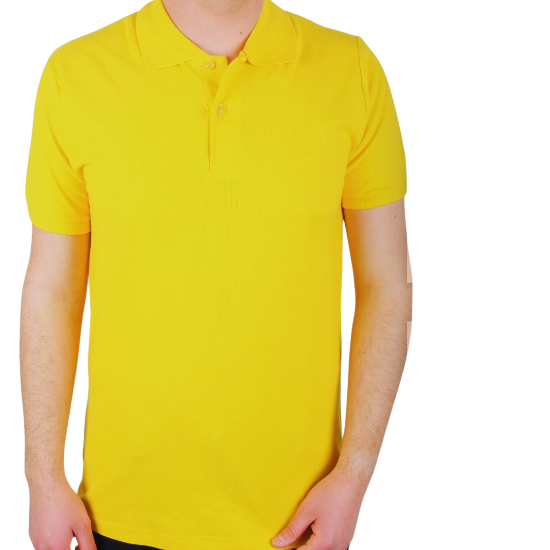 Поло ёқали футболка Сариқ (Polo Yaka T-shirt Sarı)