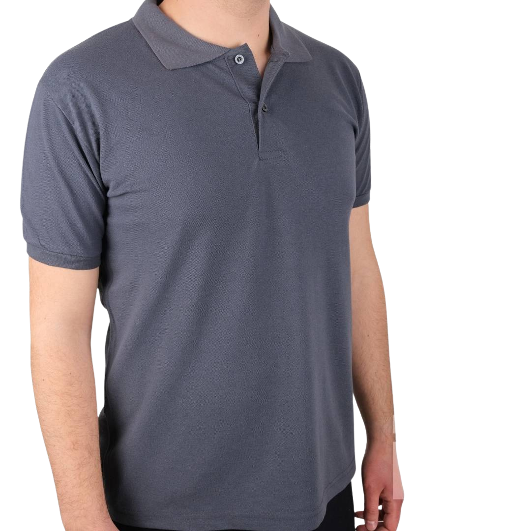 Поло Яка Тишёрт Антрасит Гри (Polo Yaka T-shirt Antresit Gri)