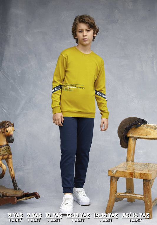 Elsima 3173 Erkek Çocuk Uzun Kollu Pijama Takımı