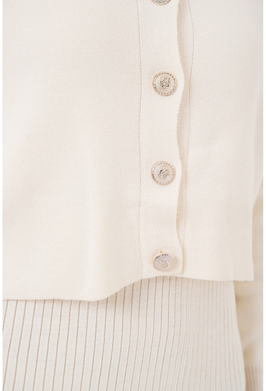 Kadın Hırka Elbise Triko İkili Takım 15960