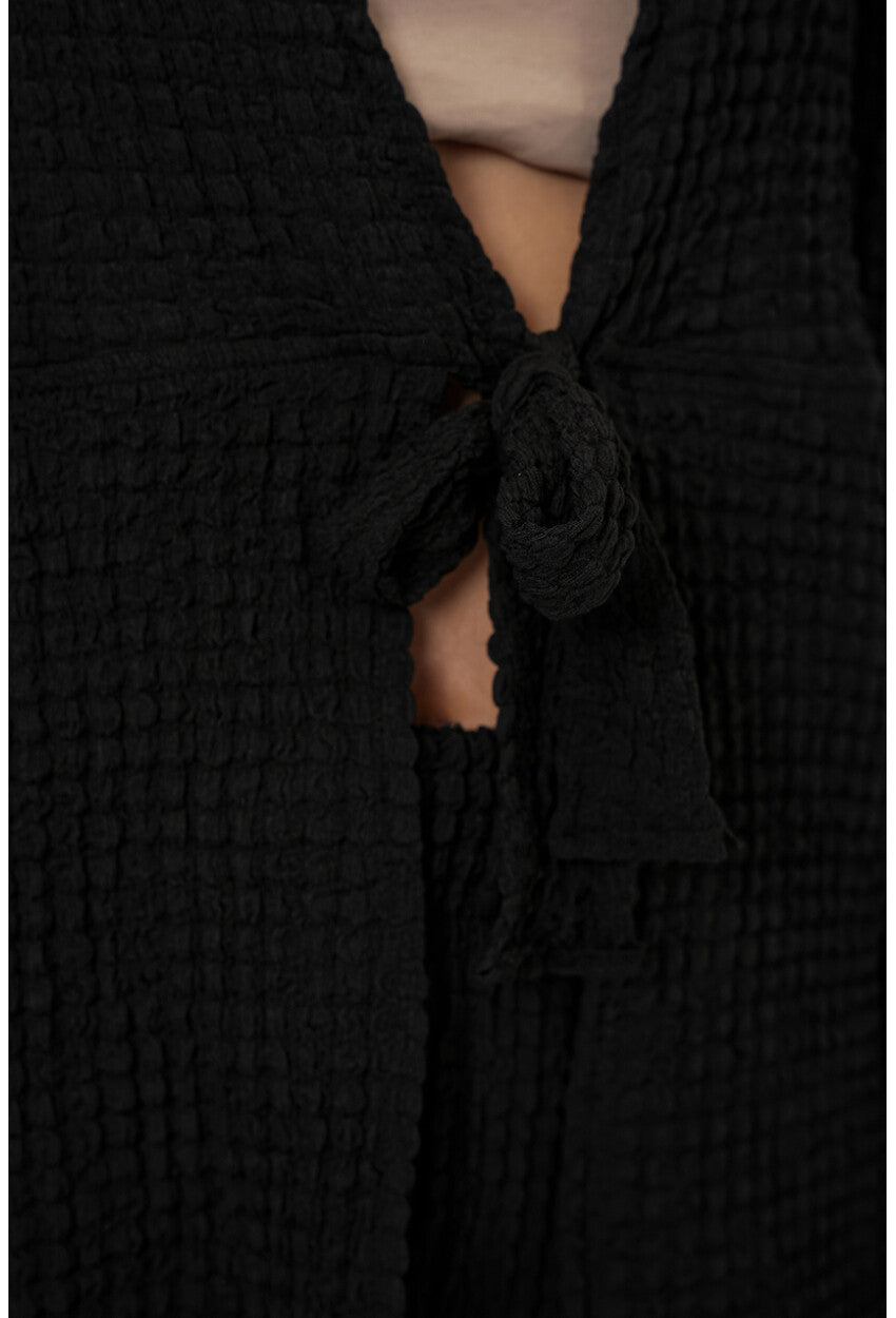 Kadın Örme Bluz Pantolon İkili Takım 30052