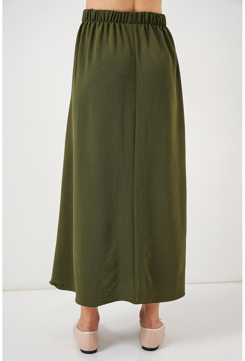 Kadın Uzun Ayrobin Etek 8050