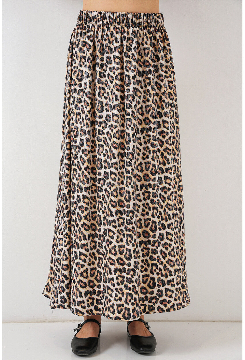 Kadın Uzun Ayrobin Etek 8050