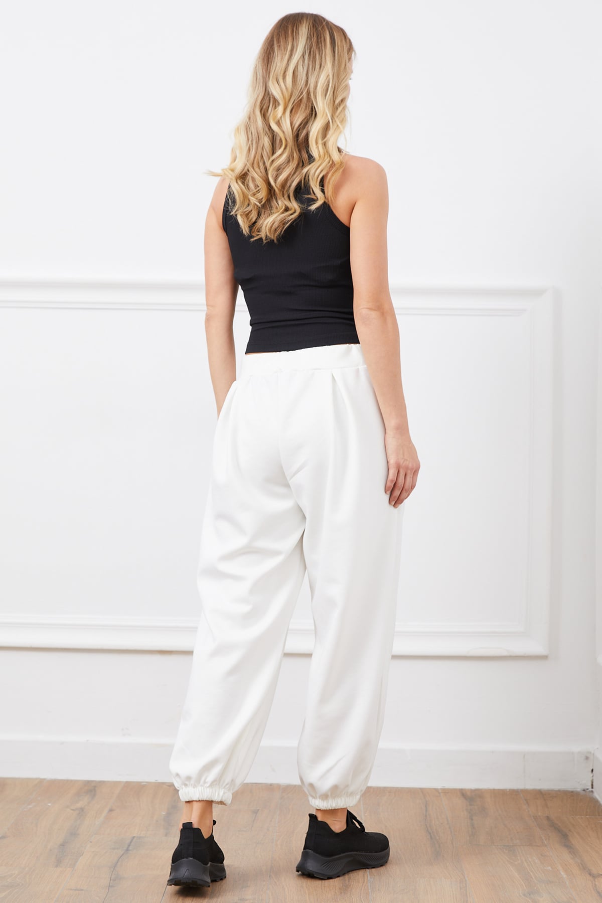 Oysho Modal Şalvar Eşofman Altı Krem