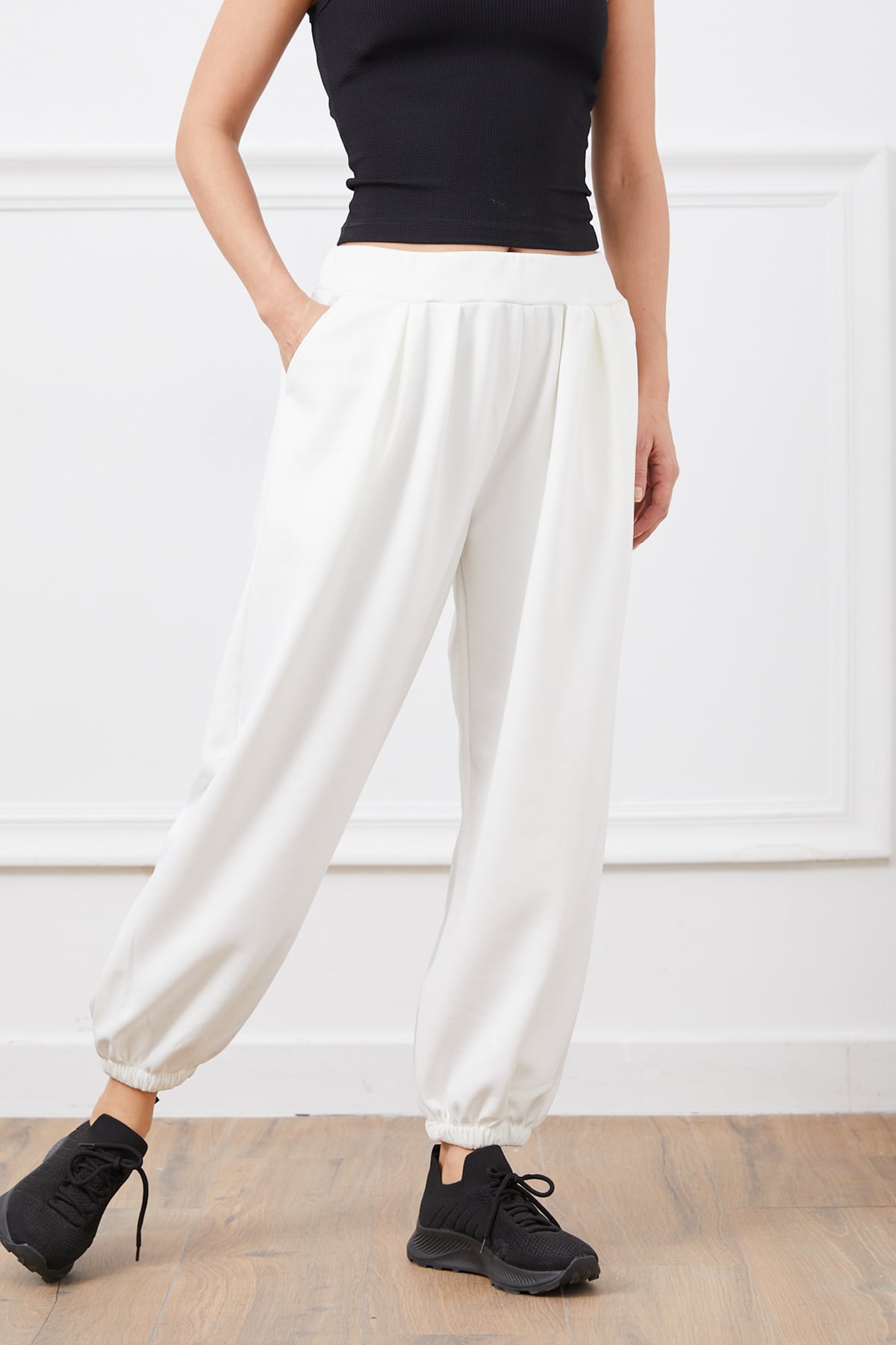 Oysho Modal Şalvar Eşofman Altı Krem