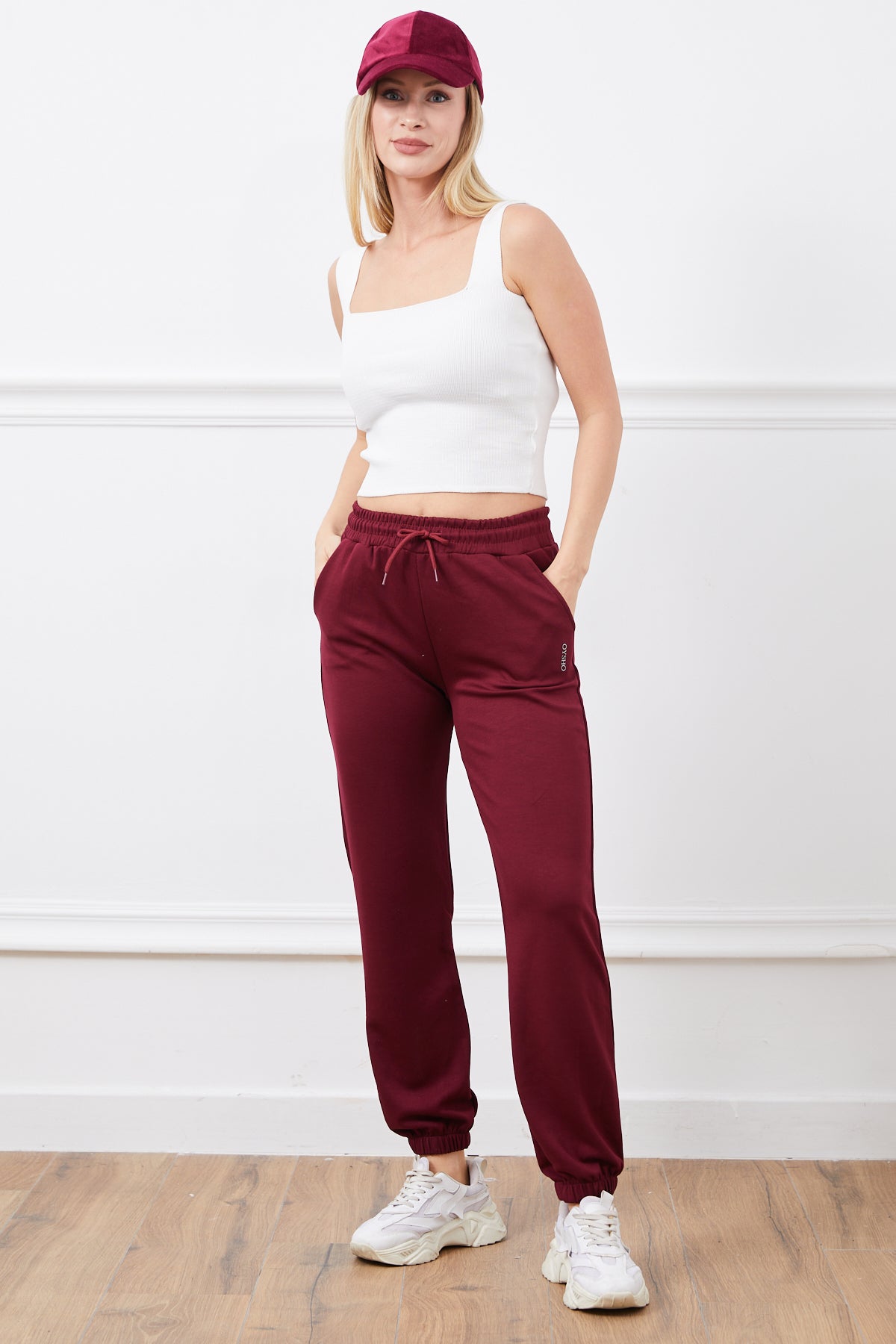 Modal Jogger Eşofman Altı Bordo