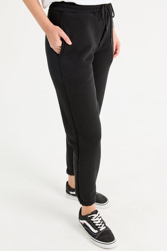 Üç İplik Jogger Eşofman Altı Siyah