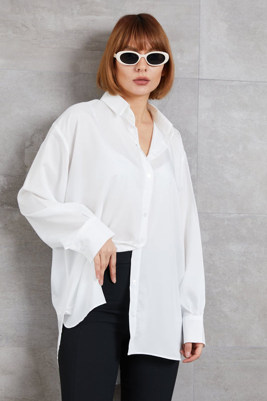 Salaş Gömlek Beyaz