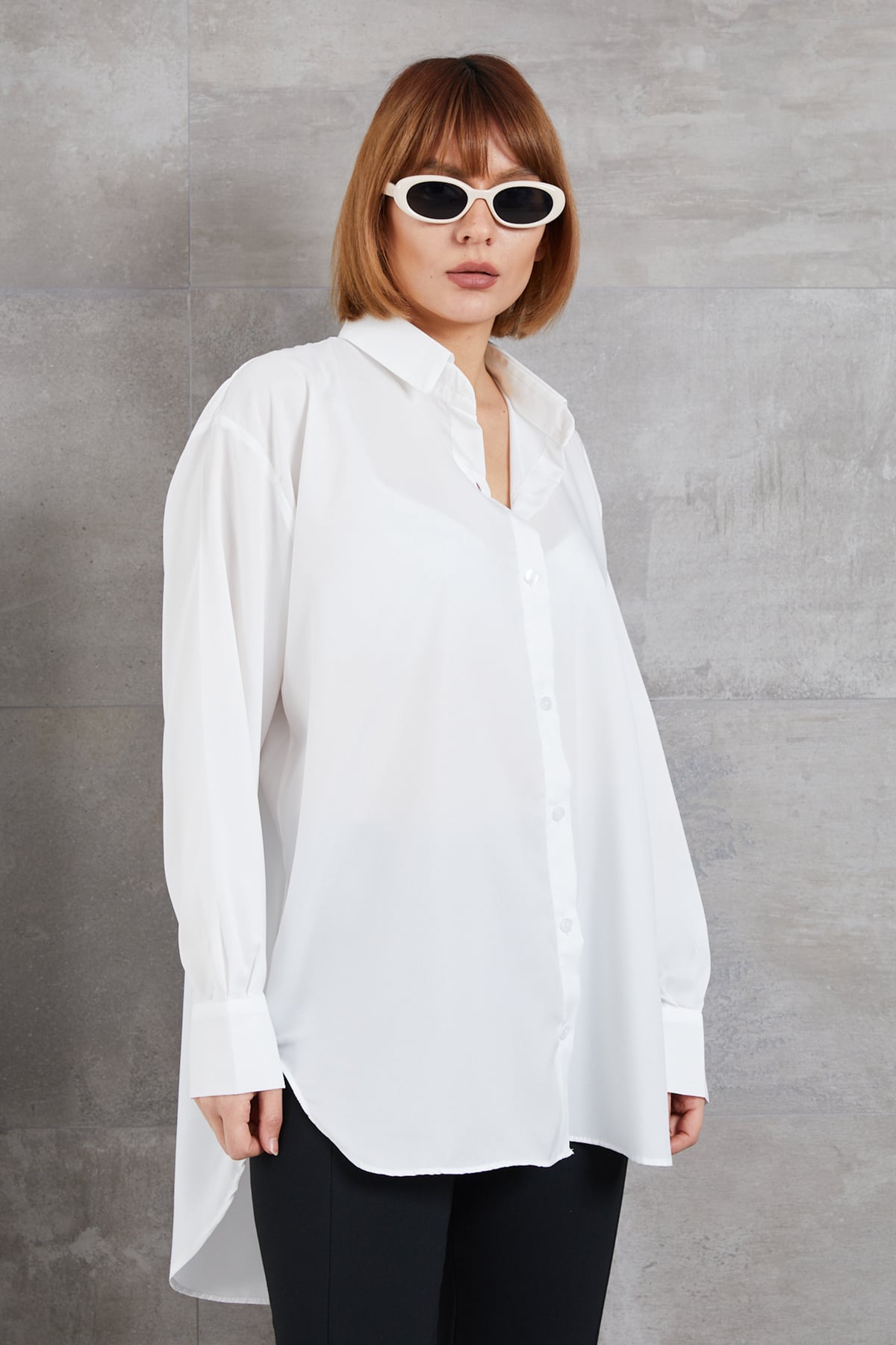 Salaş Gömlek Beyaz