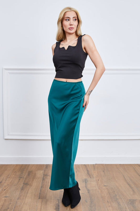 Saten Etek Yeşil