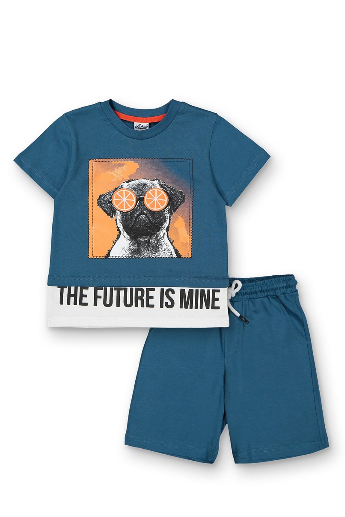 Erkek Çocuk Şortlu Takım Lacivert