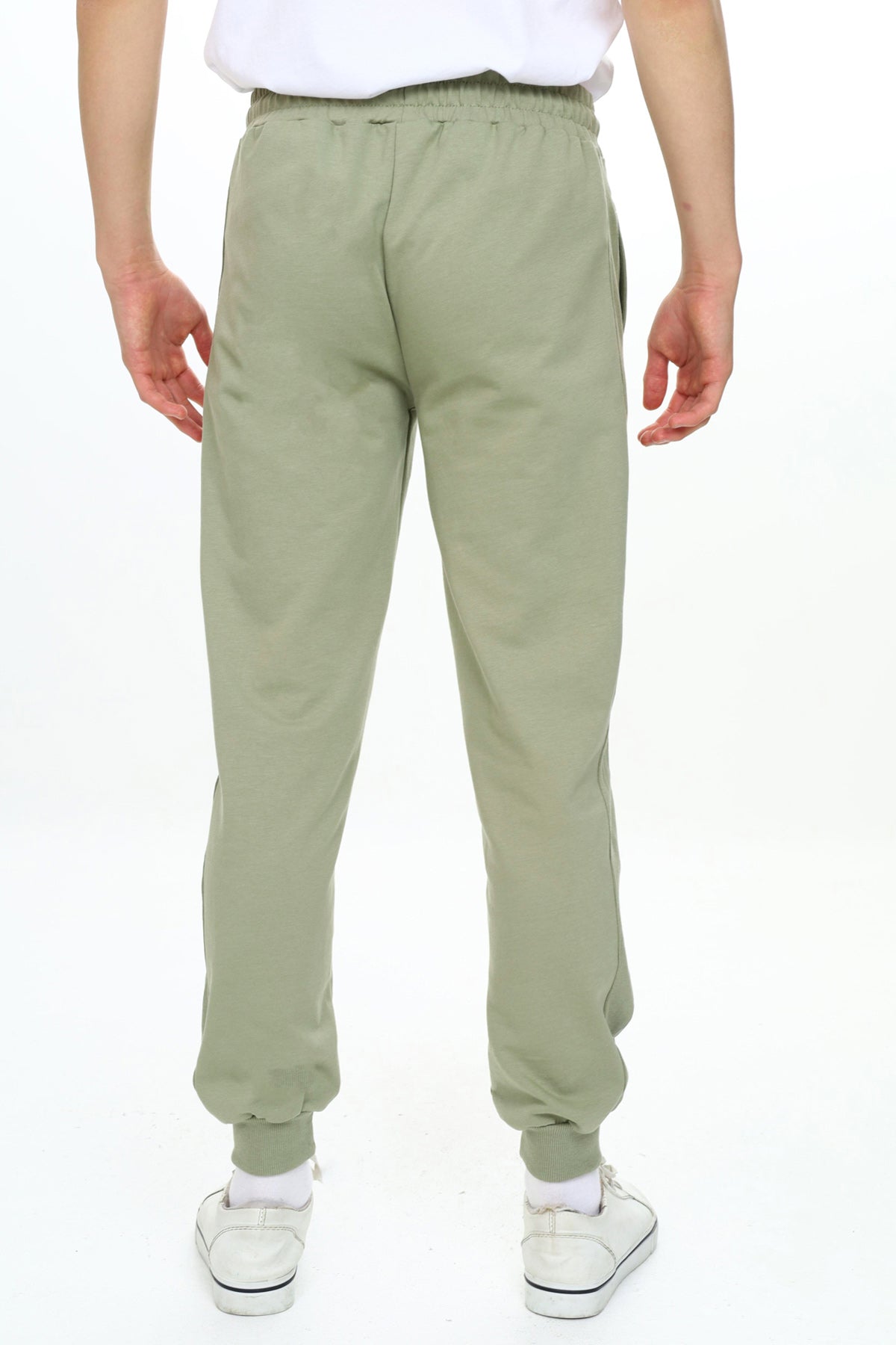 Erkek Çocuk Nakışlı Eşofman Altı Yeşil