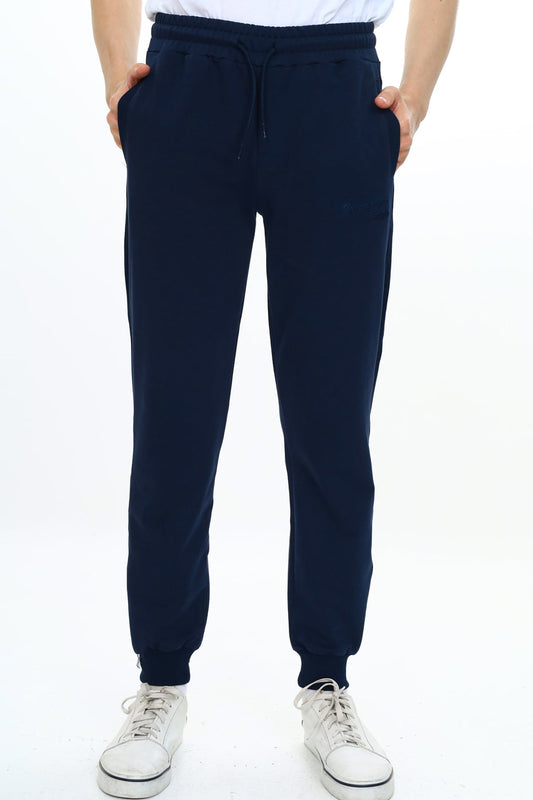 Erkek Çocuk Nakışlı Eşofman Altı Lacivert