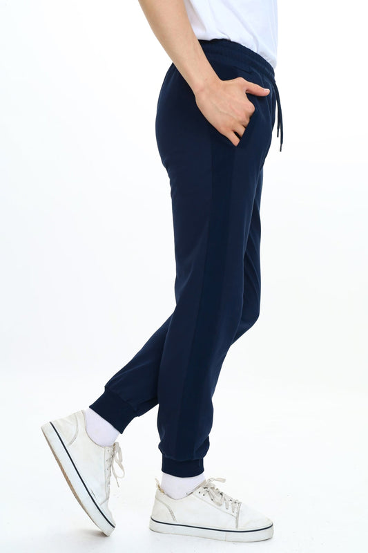 Erkek Çocuk Nakışlı Eşofman Altı Lacivert