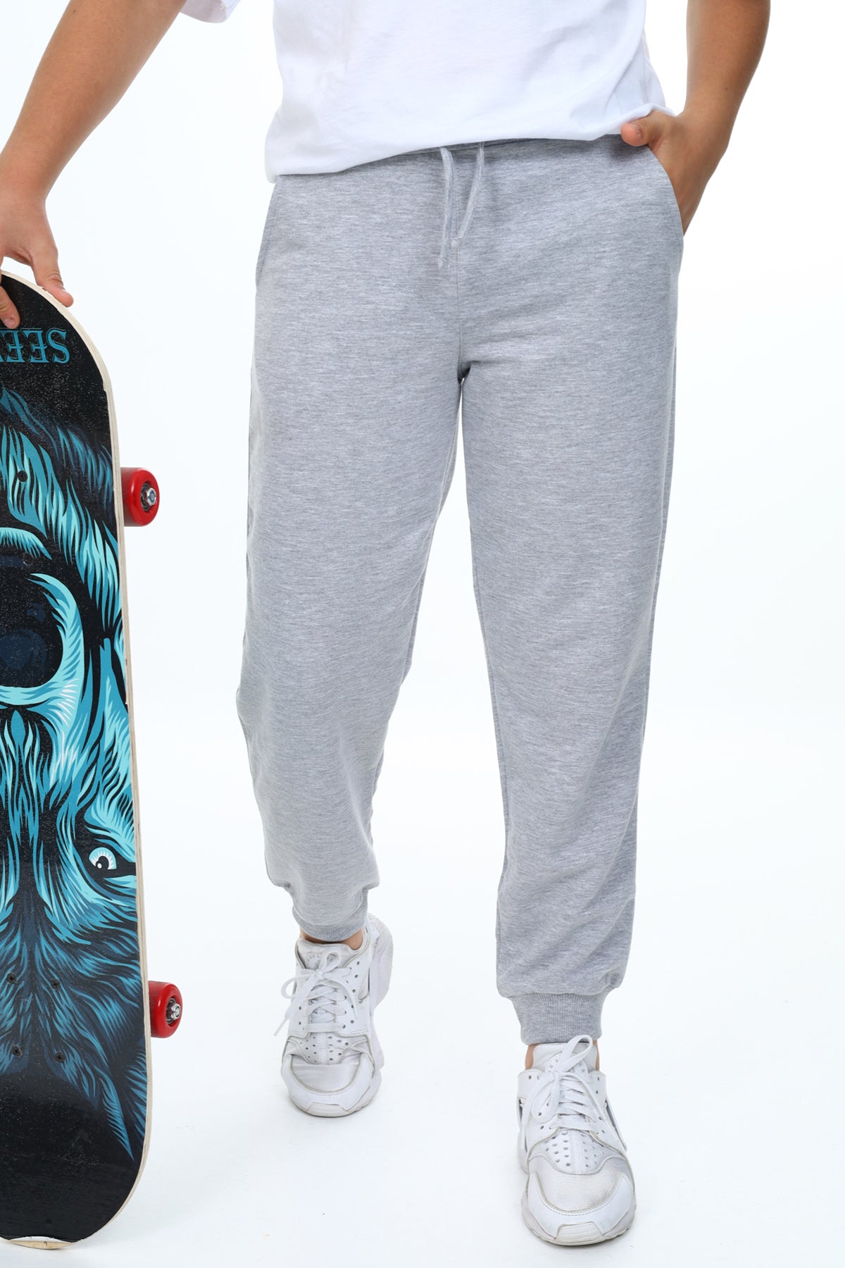 Erkek Çocuk Jogger Eşofman Altı Gri