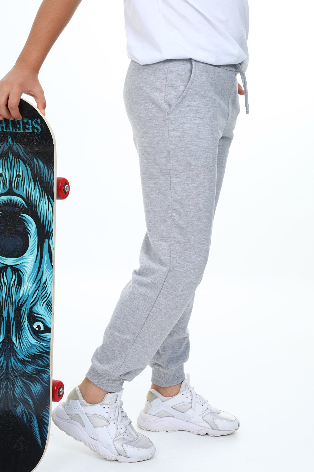 Erkek Çocuk Jogger Eşofman Altı Gri