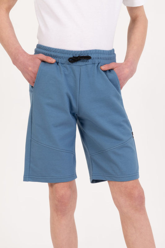 Erkek Çocuk Armalı Şort Mavi