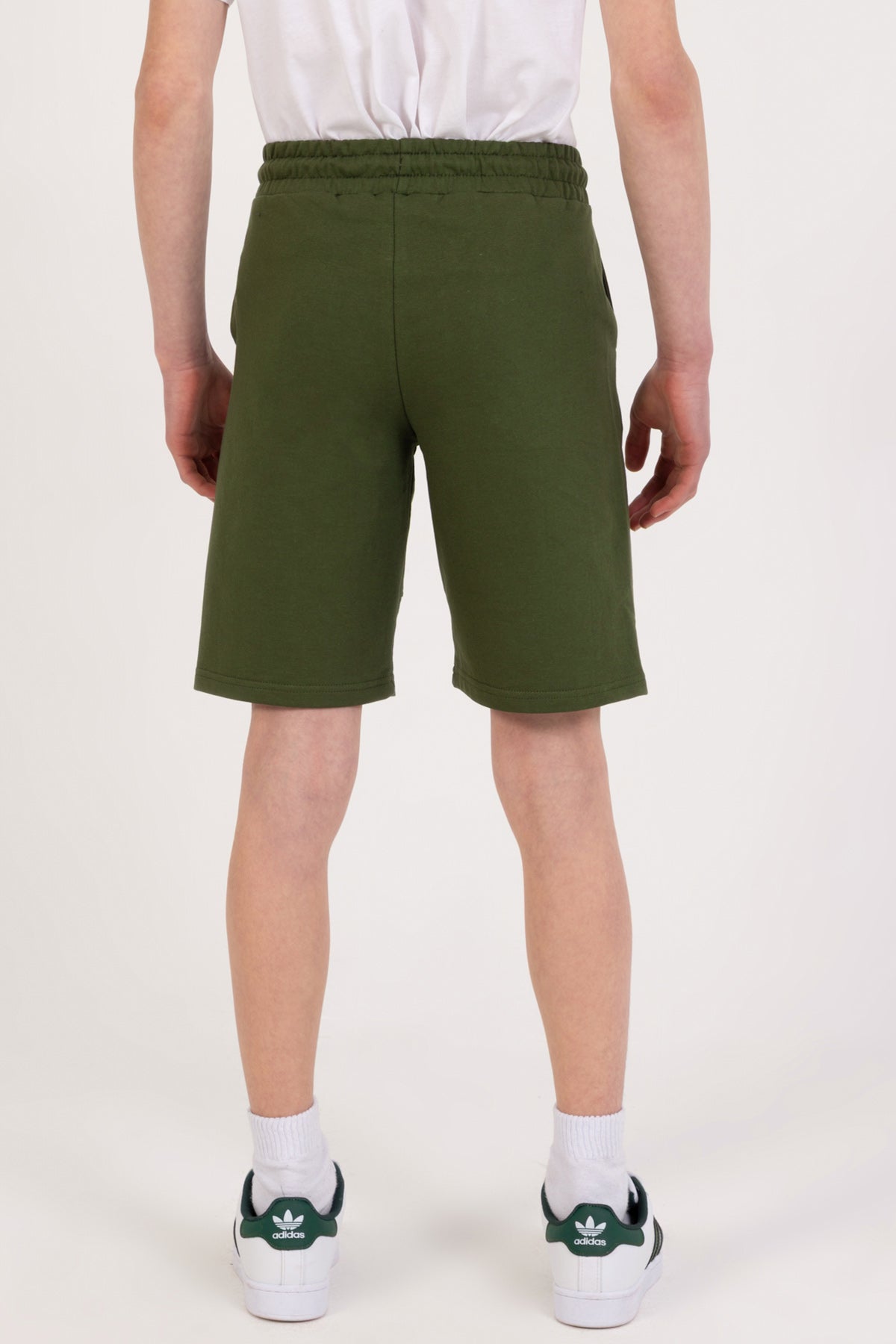 Erkek Çocuk Armalı Şort Yeşil