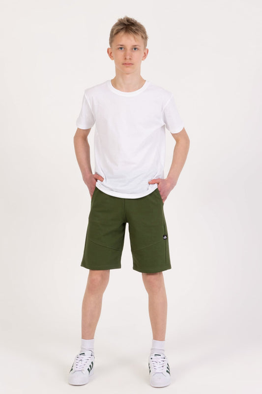 Erkek Çocuk Armalı Şort Yeşil