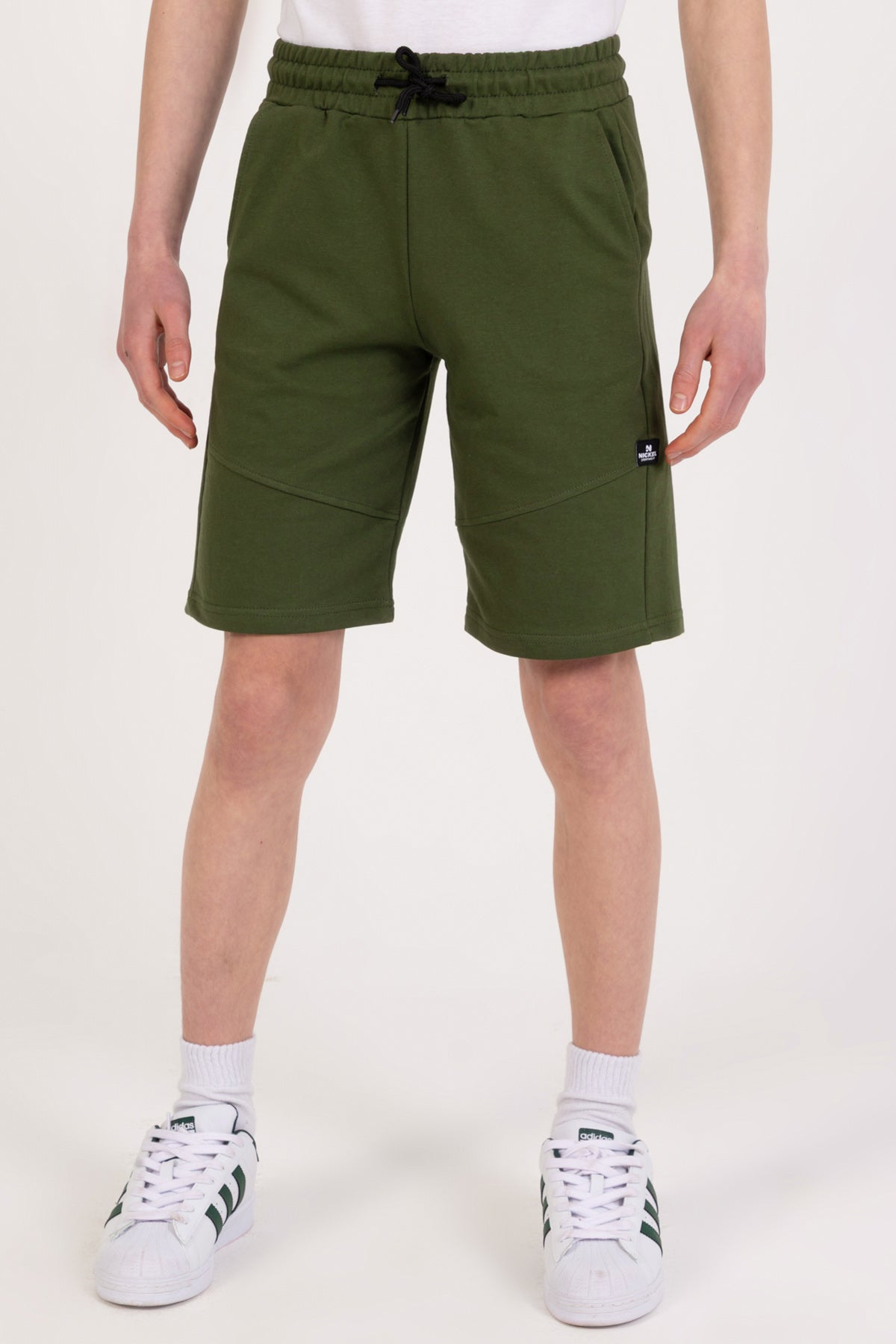 Erkek Çocuk Armalı Şort Yeşil