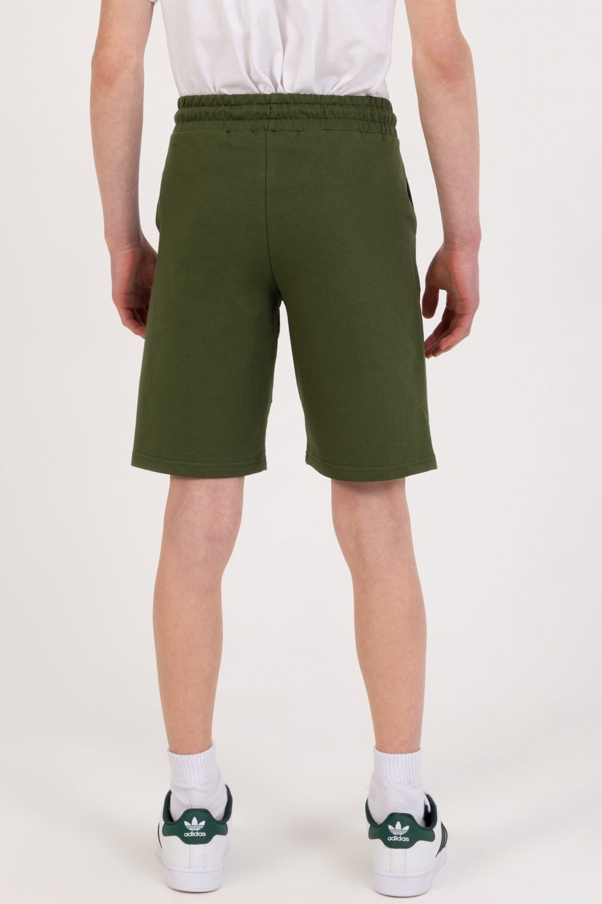 Erkek Çocuk Armalı Şort Yeşil