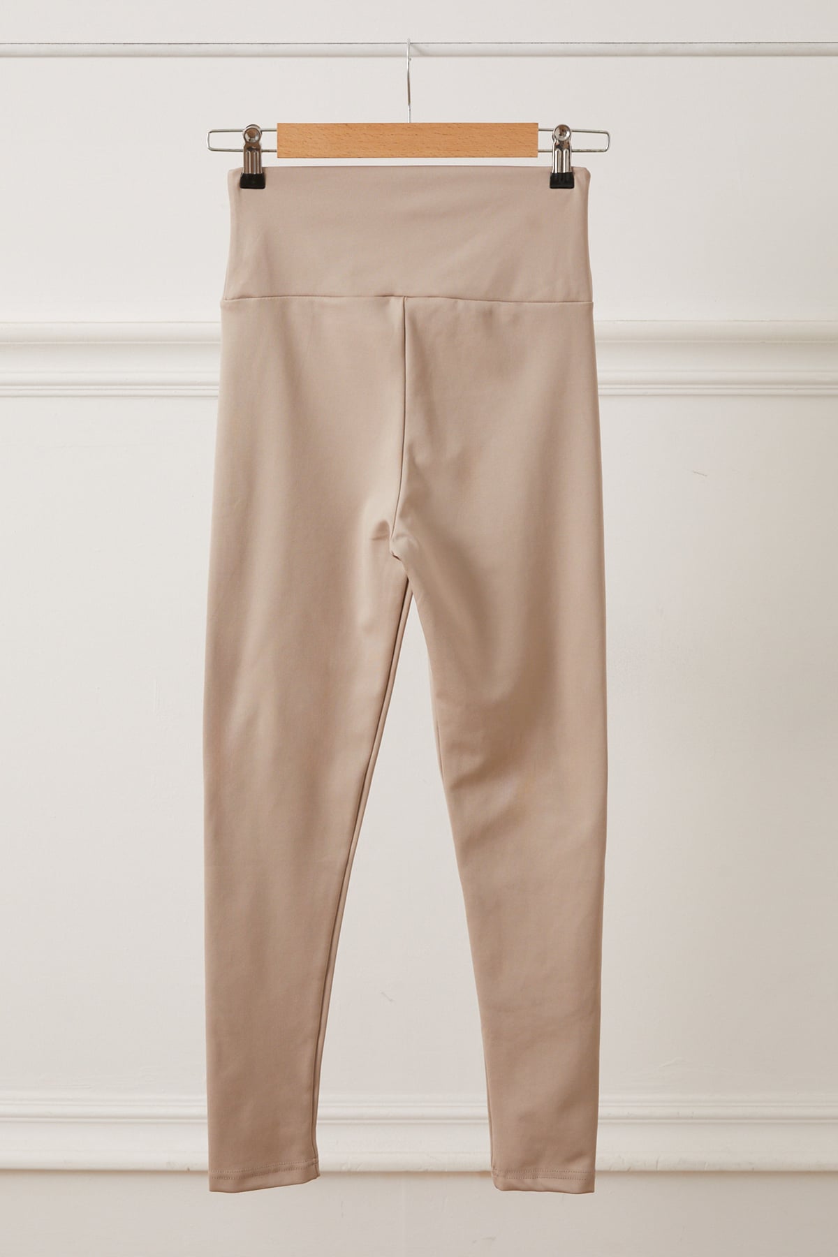 Yüksek Bel Tayt Bej