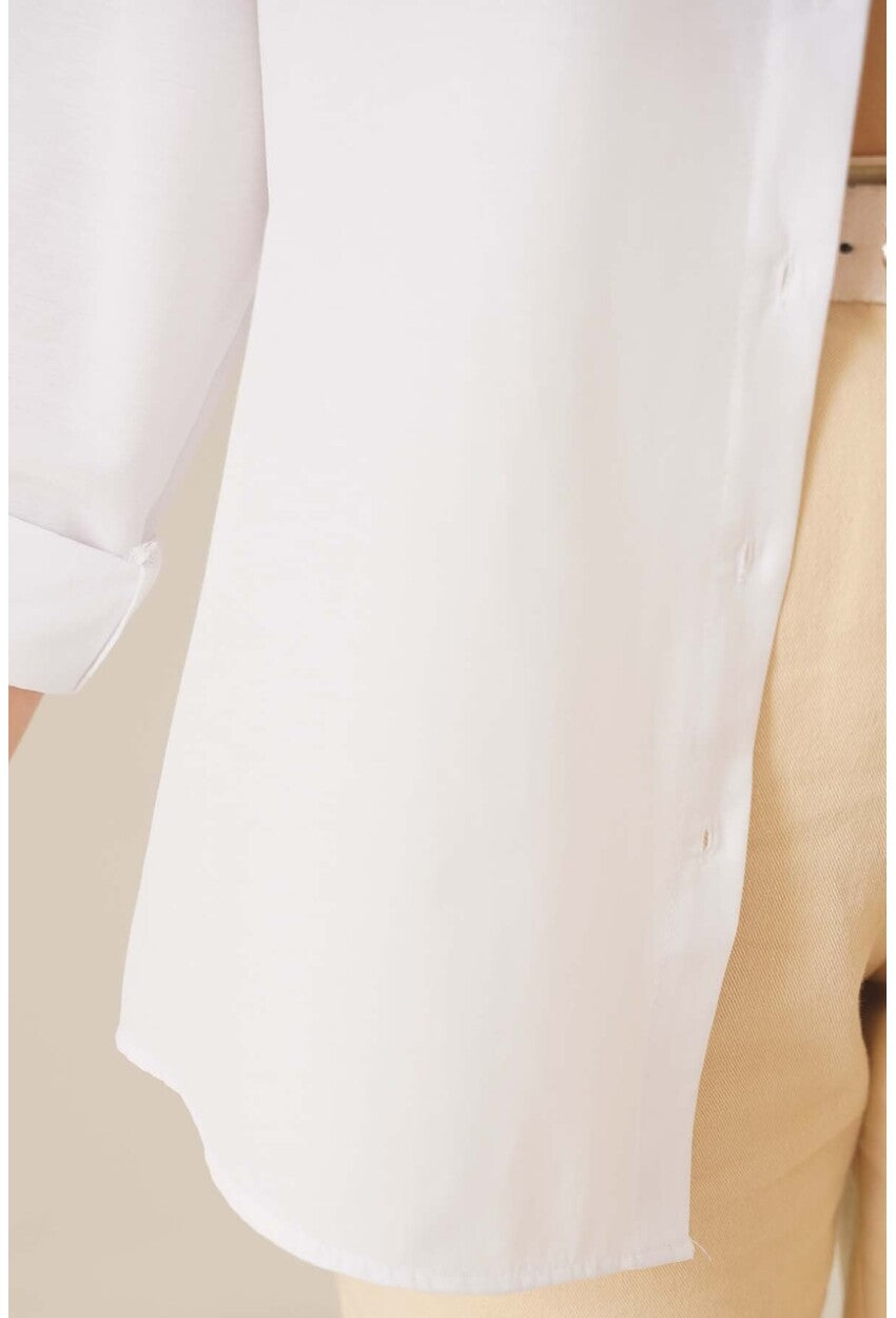 103901 Oversize Basic Tesettür Gömlek