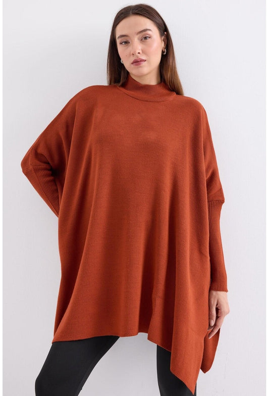 15783 Yırtmaçlı Panço Kazak