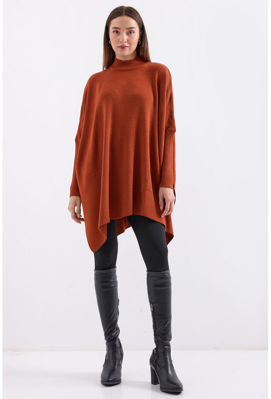 15783 Yırtmaçlı Panço Kazak