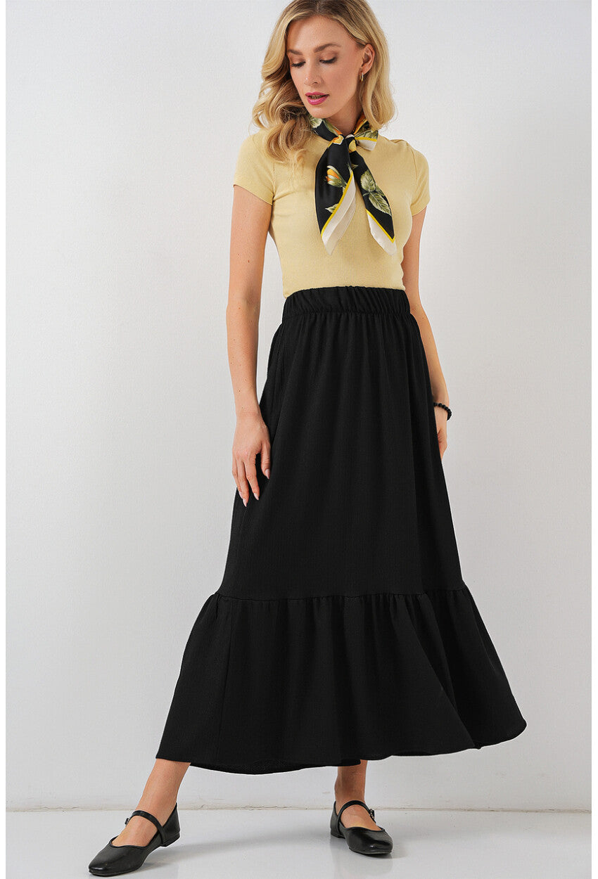 1886 Uzun Örme Etek