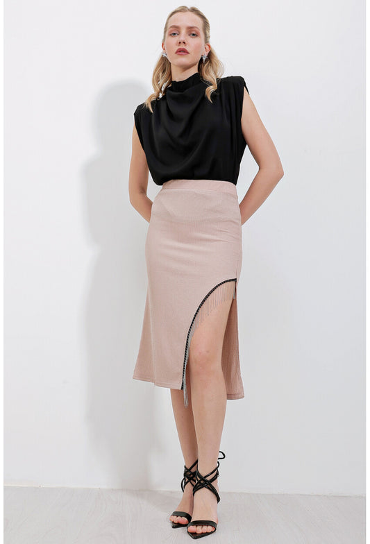 1890 Zincir Detaylı Etek