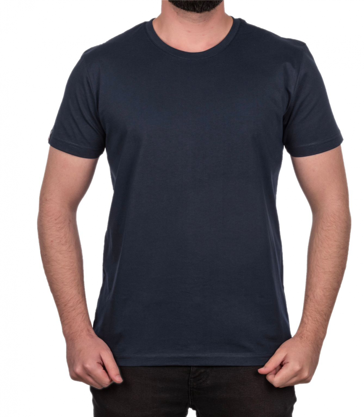 Сифир Яка Тишёрт Лаживерт (Sıfır Yaka T-shirt Lacivert)