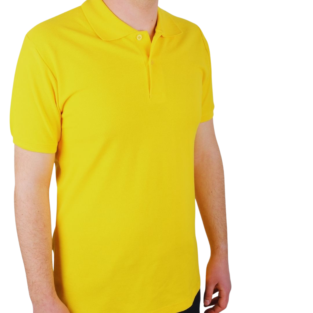 Поло ёқали футболка Сариқ (Polo Yaka T-shirt Sarı)