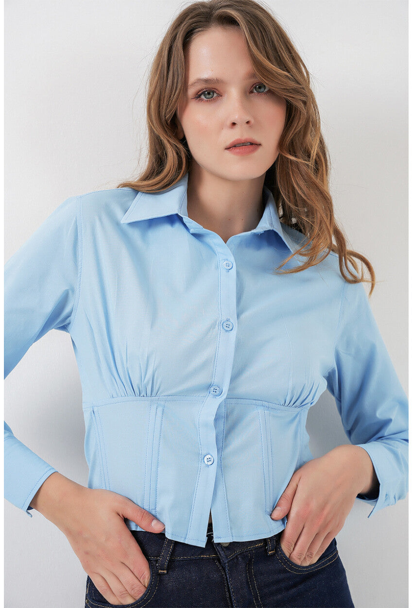 20231 Slim Fit Poplin Gömlek