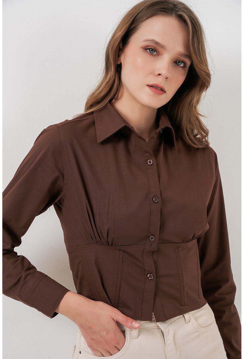 20231 Slim Fit Poplin Gömlek