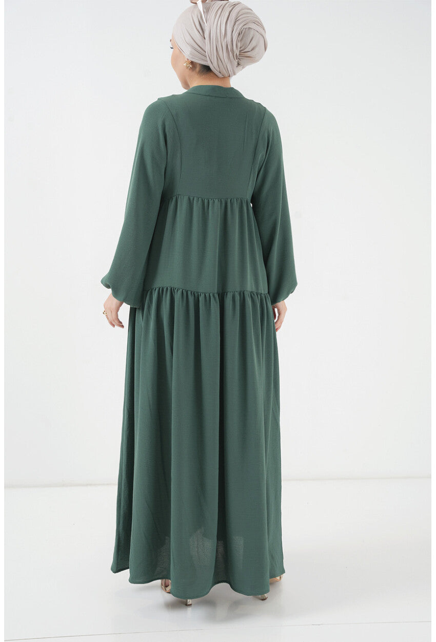 2527 Kadın Uzun Tesettür Elbise