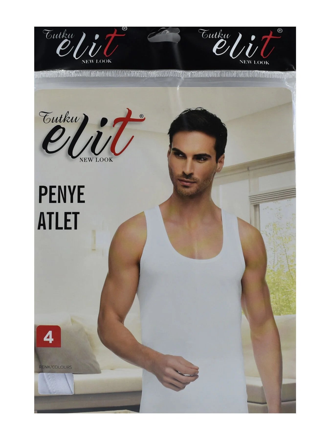 Tutku Elit 1001 erkaklar paxta pastki ko'ylagi (Tutku Elit 1001 taroqli paxta pastki ko'ylagi)