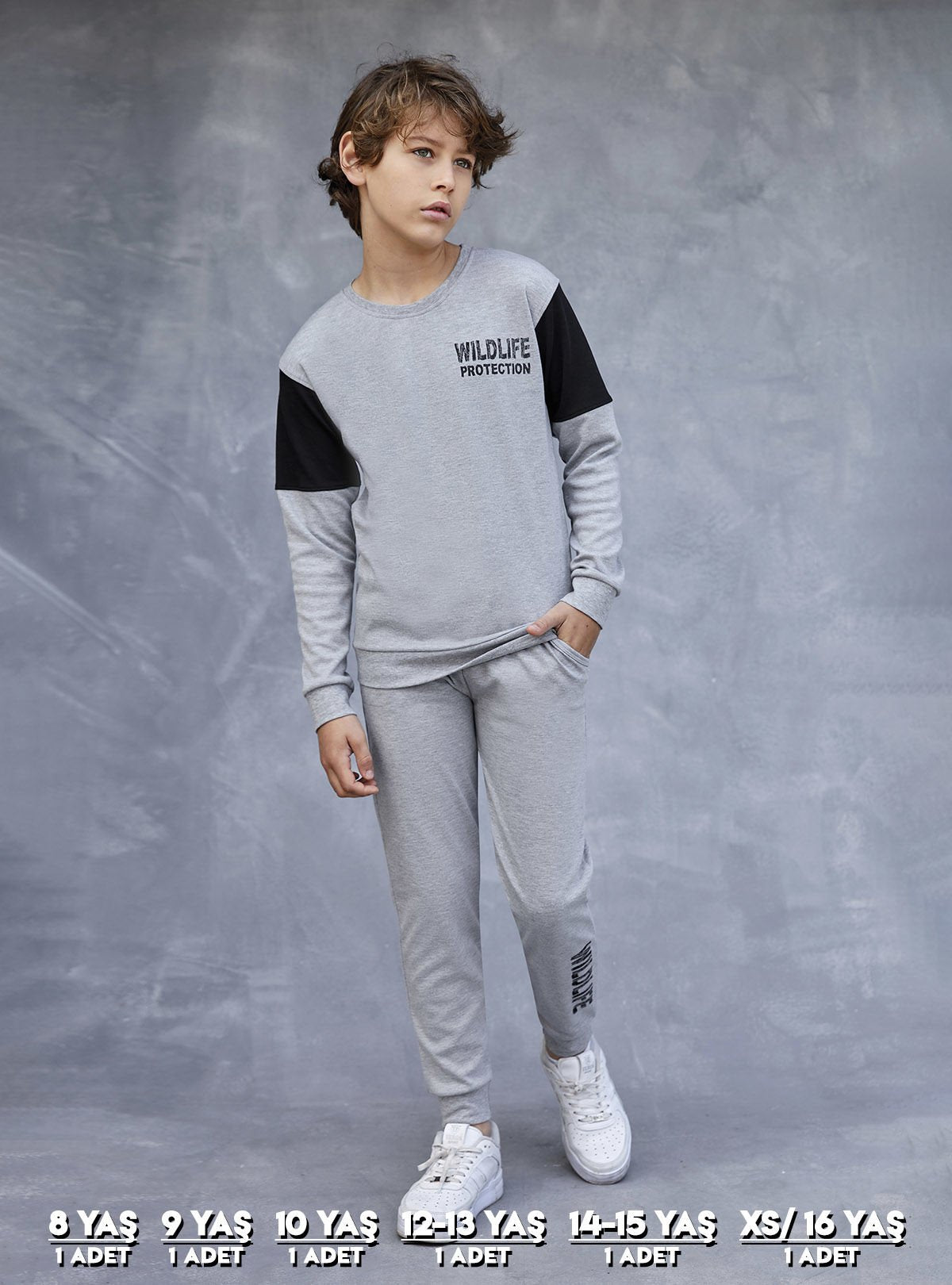 Elsima 3164 Erkek Çocuk Uzun Kollu Pijama