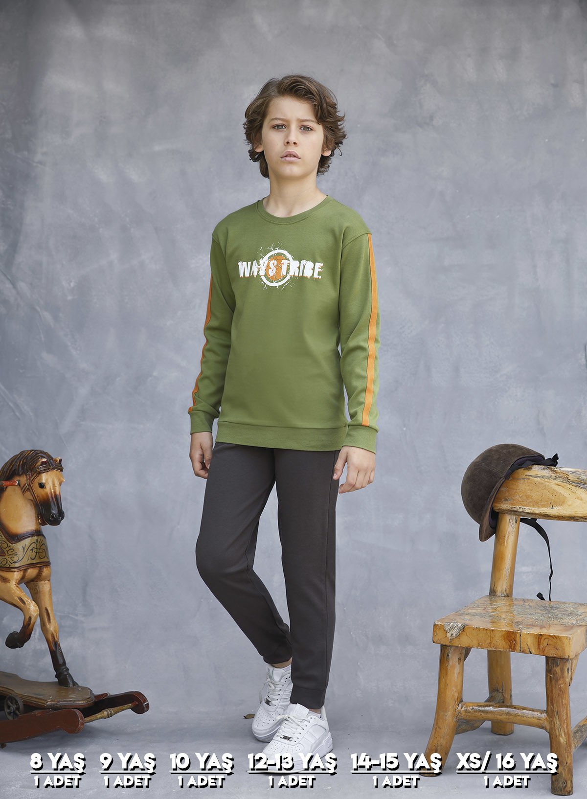 Elsima 3168 Erkek Çocuk Uzun Kollu Pijama Takımı (8-16) yaş
