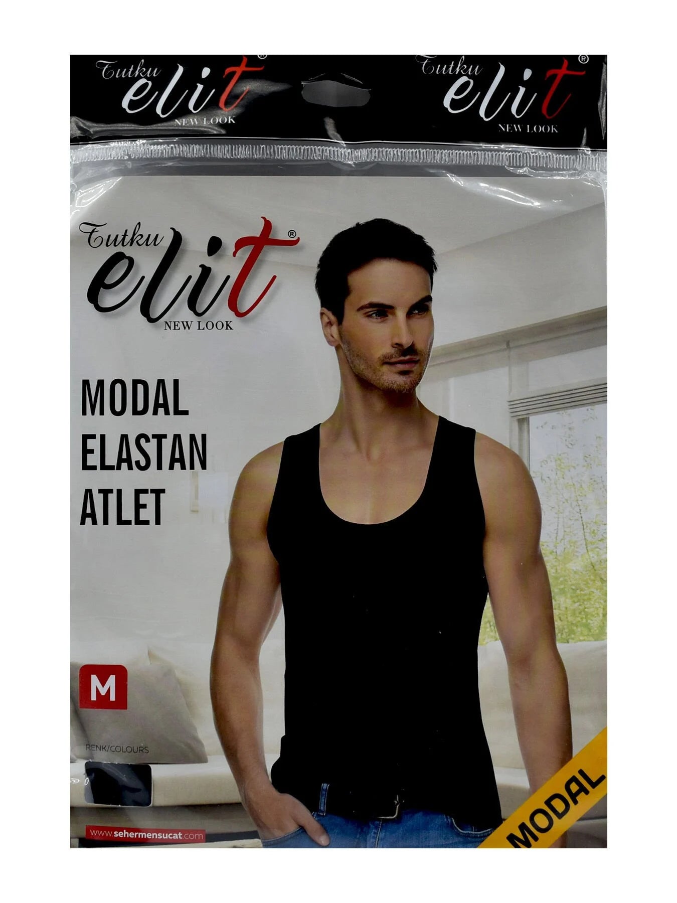 Tutku Elit 1201 modal elastan sport kiyimi (Tutku Elit 1201 Modal Elestan erkaklar sportchisi)