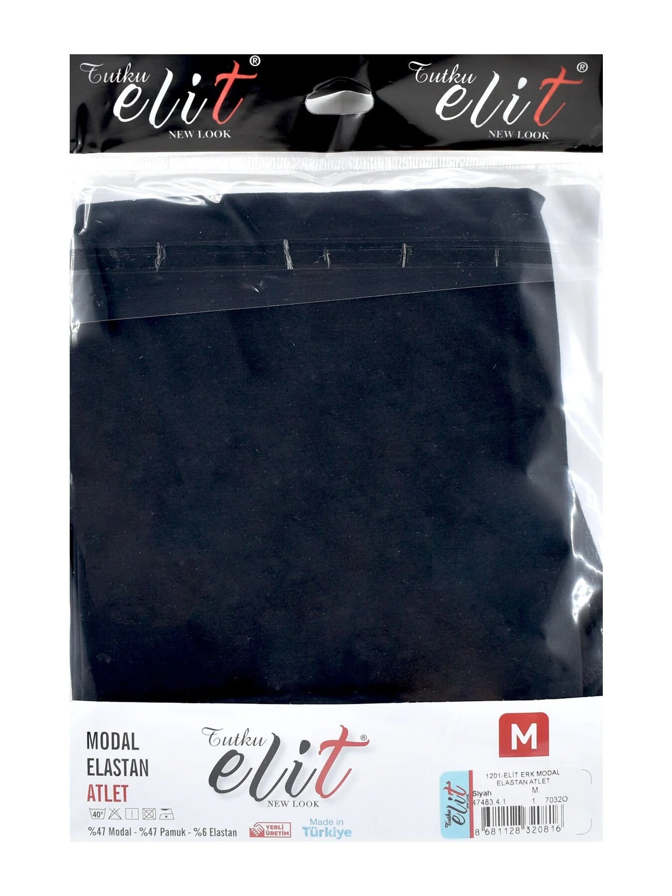 Tutku Elit 1201 modal elastan sport kiyimi (Tutku Elit 1201 Modal Elestan erkaklar sportchisi)