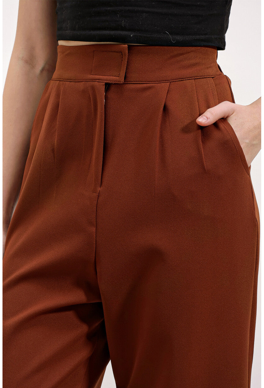 6612 Yüksek Bel Kumaş Pantolon